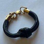 Marc by Marc Jacobs  Black Leather Knot Bracelet Photo 0