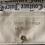 Juicy Couture NWT--BLACK FOLD WALLET Black snap closure wallet, inside is printed “My heart belongs to Juicy” has card slots and a zip pocket, brand new Photo 4