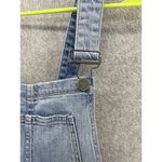 Paige Women's Denim Coverall High Rise Sierra Raw Hem Size 27 Light Wash Photo 8