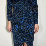 Saylor  Aphrodite Long Sleeve Puff Shoulder Dress Size Small Photo 0