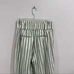 Urban Outfitters  Vertical Striped Green Cotton Blend Pants Size S Photo 5