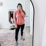 Favorite Daughter Pink Hoodie with Removable Mask Photo 5