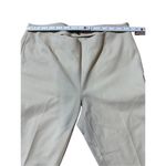 Lafayette 148 New York Metropolitan Stretch Cropped Bleecker Pants Sz 4 Khaki sl Tan Photo 7