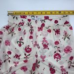 ZARA Floral Wide-Leg Pants in Pink and Cream Photo 4