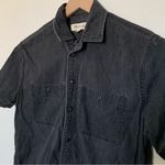 Madewell  Ex Boyfriend Button Top 100% Cotton Denim XS Photo 4