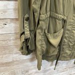 Sanctuary Social Standard Womens S Shirt Jacket Green Safari Tencel Army Shacket Photo 3