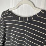 Le lis Nellie Taft  Soft Striped Long Sleeve Shirt Dress Small Gray White Stripes Photo 9