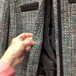 Daisy Fuentes collarless tweed blazer. Size Large Photo 7