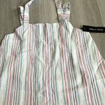 Doe & Rae NWT  Sunkissed Multicolored Stripes Open Back Halter Tank size S Photo 2
