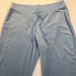 Juicy Couture Y2K OG Bling Logo Velour Track Pants Pastel Turquoise Size XL Photo 8
