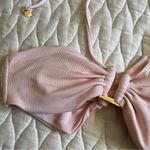 Ondade Mar Light Pink Halter Bikini Top Size Extra Small Photo 1