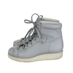 Acne Studios  Feliks High Top Sneakers Gray Wedge Platform Leather‎ Women's 38 8 Photo 1