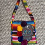 Skull Boot Rugs Handmade Embroidered Beaded Handbag Purse Bohemian Uniqu… Yellow Photo 0