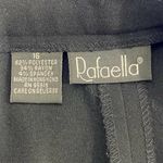 Rafaella Solid Black Trousers Slacks Career Pants Size 16 Womens Photo 2