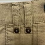 Bisou Bisou Khaki "Safari" Mini Cargo Skirt 100% Cotton size 8 Photo 5