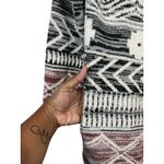 Charlotte Russe  women's black and white Aztec print cardigan sweater - Size  XS Photo 3