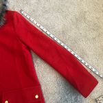 J.Crew Red Chateau Parka With Faux Fur Hood Womens Size 0 Winter Coat Jacket Photo 10