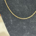 14K SOLID GOLD 'Figaro Link' Necklace Chain 4.4 Grams 16" Inches Photo 4