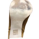 J.Crew Suede Wraparound Buckle Ankle Boots, Vintage Amber block heel Photo 8