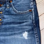 Madewell High Rise Blue Jeans with Distressed Details Photo 3