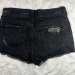 EXPRESS  Black Ripped Jean Shorts Photo 1