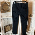 American Eagle  Faded Black Distressed Tomgirl Skinny Jeans Photo 4