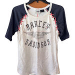 Harley Davidson Crew Neck Cross Tie Design Shirt Large Photo 0