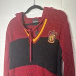 Harry Potter  Gryffindor Crest Hoodie Sweater Knit Pullover Women's MD Photo 0