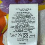 Tanya Taylor Sara Floral Tee Yellow Multicolor Women’s Size Small Organic Cotton Purple Photo 10