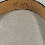 Brighton Black Leather Belt with Silver Buckle women’s size 30 classic feminine Photo 4