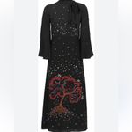 NWOT Valentino silk dress Black Size M Photo 4