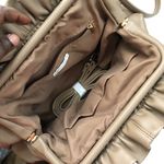 Cato leather ruched Tan brown snap closure shoulder crossbody bag purse Excellent condition. Photo 1