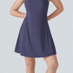 Halara  SoftlyZero™ Plush Backless Active Dress-Longer Length-Easy Peezy Size Med Photo 1