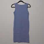 Motherhood Maternity Knit Maternity Tank Dress in Blue/White – Size M Photo 6