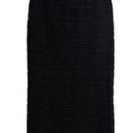 Sugar Lips  Black Bandage Textured Ribbed Bodycon Skirt Midi Size One size Photo 0