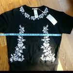 Little White Lies Embroidered Sweater top in XS Black Photo 6