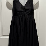 Old Navy Black Sundress Swimsuit Medium Women’s Swim Halter Swimwear M Photo 0
