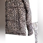 Michael Kors Leopard Print Women's Hooded Coat In Size M Photo 4