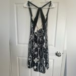 Soybu Womens  Ikat active dress with Bra black white cross back Size small EUC Photo 4
