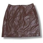Free People modern femme vegan lined mini skirt Photo 0