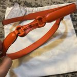 Gucci  Horsebit Leather Belt Orange Photo 2