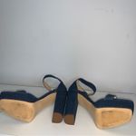 Liliana  Denim Open Toe Heels Women’s Size 10 Photo 3