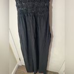 Aerie Black Crochet Maxi Dress Photo 4