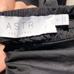 ASTR the Label Poplin Puff Sleeve Tiered Midi Dress Black - Size Small Photo 9