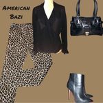 American Bazi  new cheetah print pants Photo 1