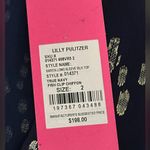 Lilly Pulitzer  Navy Blue with Gold Metallic Accents Sz 2 NWT Photo 6