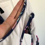 PINK - Victoria's Secret Victoria’s Secret PINK Navy Blue Floral Velvet Bikini Size M Photo 10