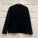 J.Crew  Camille Shrunken Sweater-Blazer Black Knit Womens Size Small Photo 1