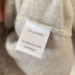 Garnet Hill  Essential 100% Cashmere Polo Sweater in Heathered Gray Photo 4