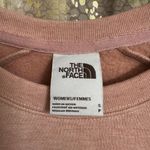The North Face Women's Pink Heritage Patch Fleece Crewneck Sweatshirt Small Photo 2